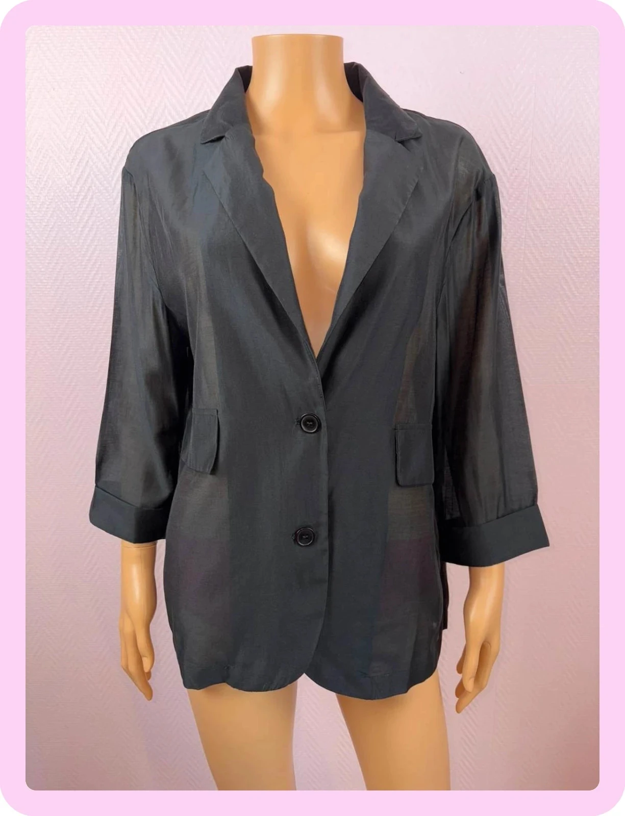 Blazer femme manche courte Paris Milano – photo 3